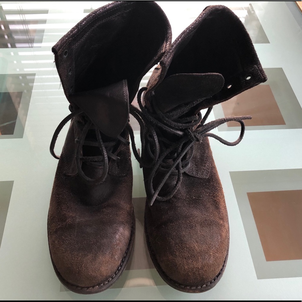 Carpe Diem lace up black boots M 9/W 11🔹RARE🔹